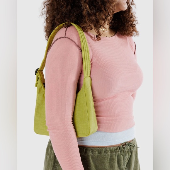 NWT BAGGU Mini Recycled Nylon Shoulder Bag - Picture 3 of 4